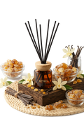 فانيلا عنبر - موزع العطر من بيتيل + أعواد لمعطر السيارة